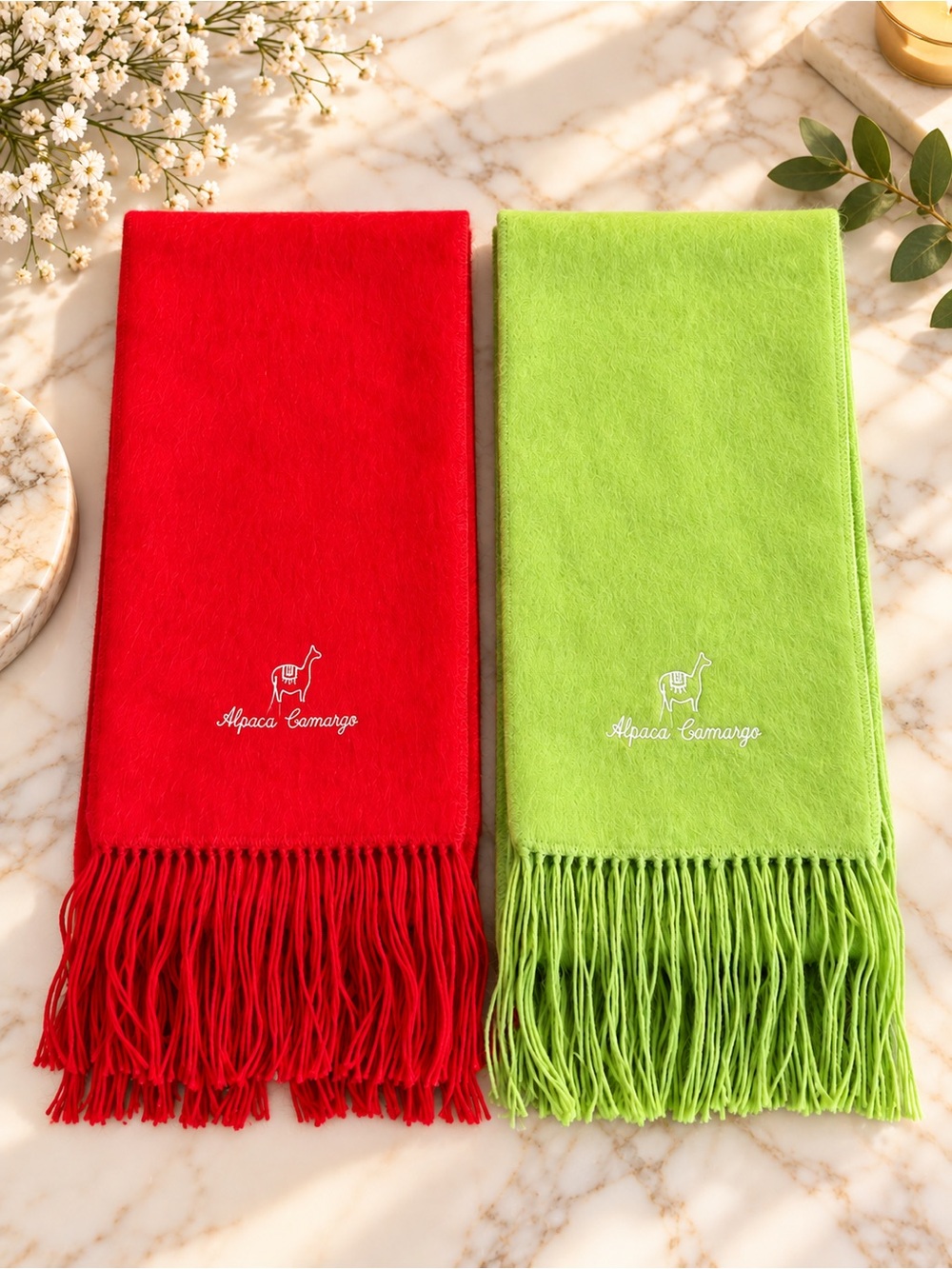 Germany Made 100% Alpaca Camargo Cashmere Scarfs